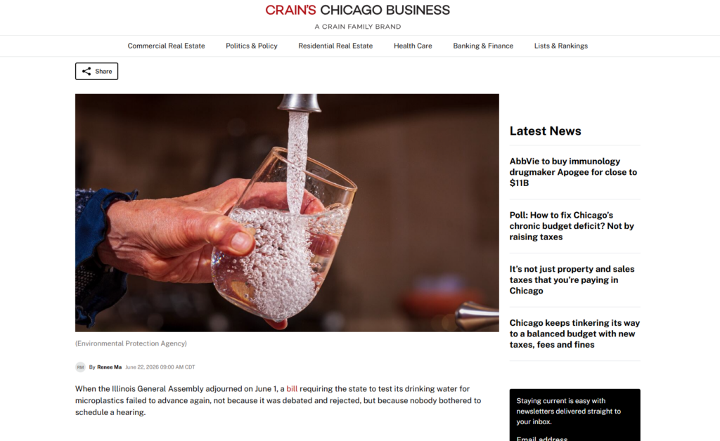 Crain's Chicago Business opinion editorial screenshot